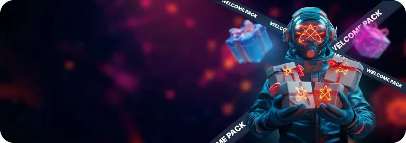 Промо каталога слотов Атом Казино